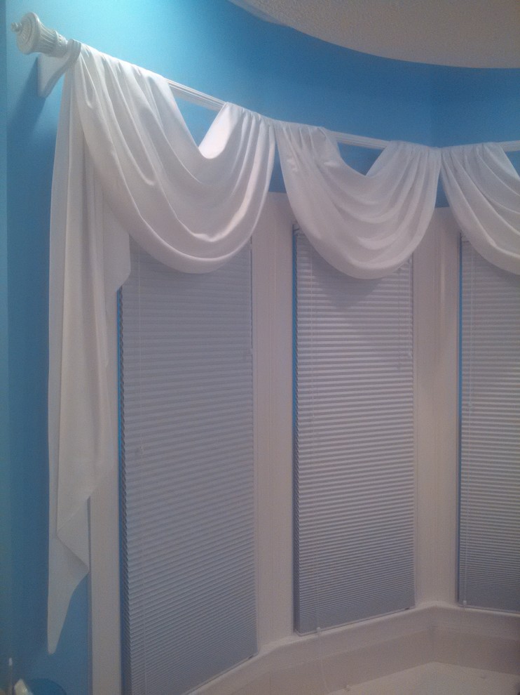 Bow Window Treatments Spaces Traditional with Bow Window Treatment 