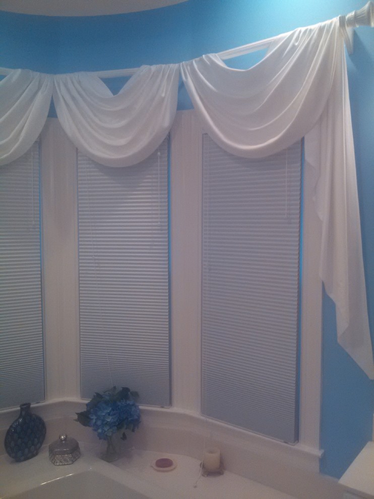 Bow Window Treatments Spaces Traditional with Bow Window Treatment 1