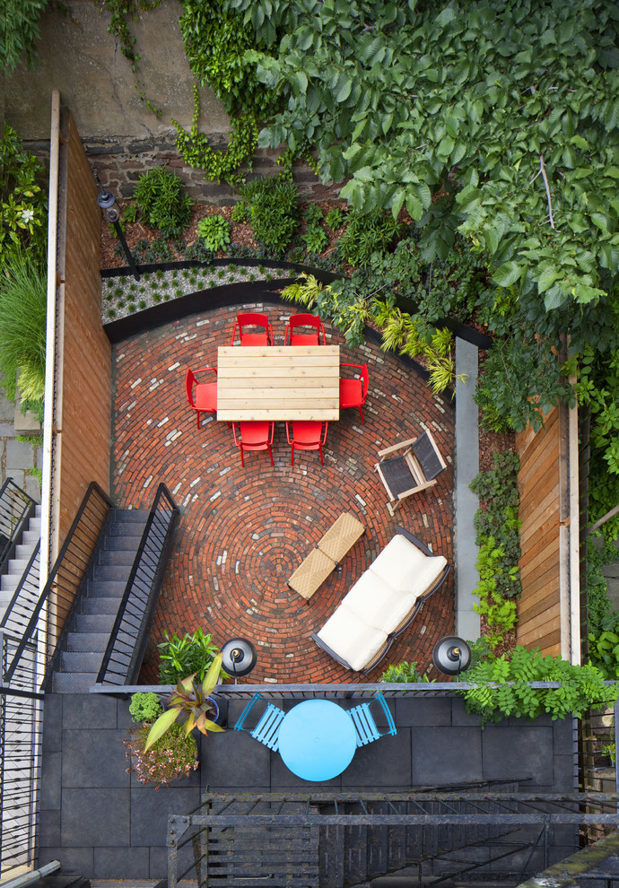 Brick Patio Designs Patio Eclectic with Brick Patio Colorful Deck