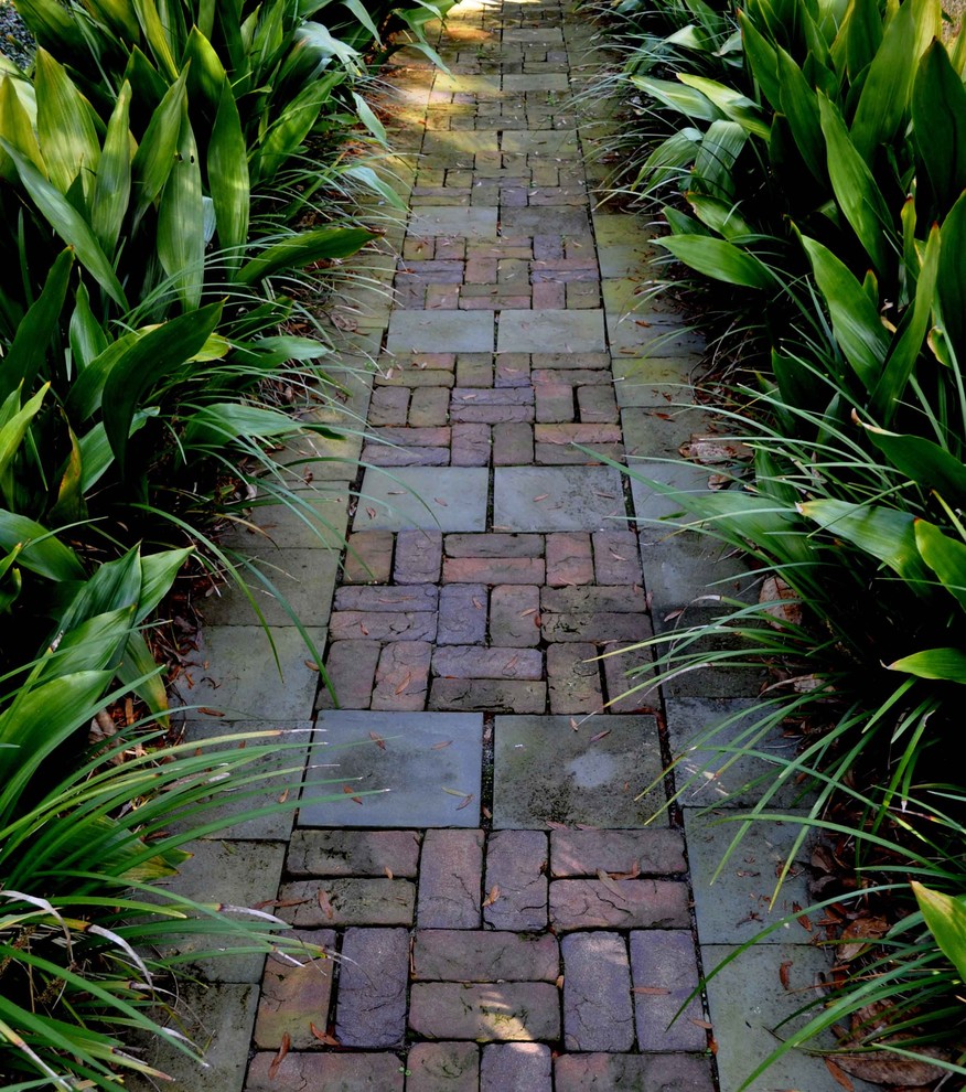 Brick Paver Designs Landscape Tropical with Basket Weave Pattern Brick