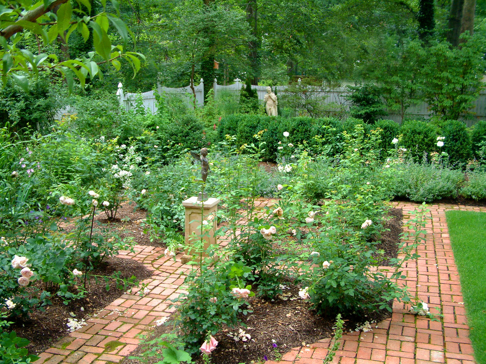 Brick Paving Patterns Landscape Traditional with Brick English Garden Fountain