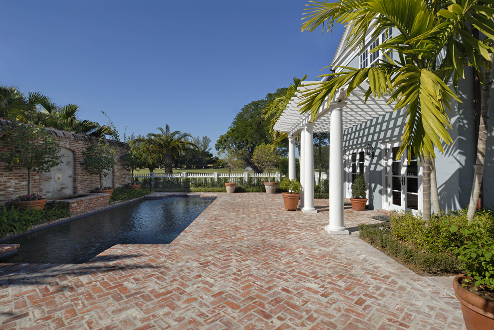 Brick Paving Patterns Pool Traditional with Aged Brick Brick Brick