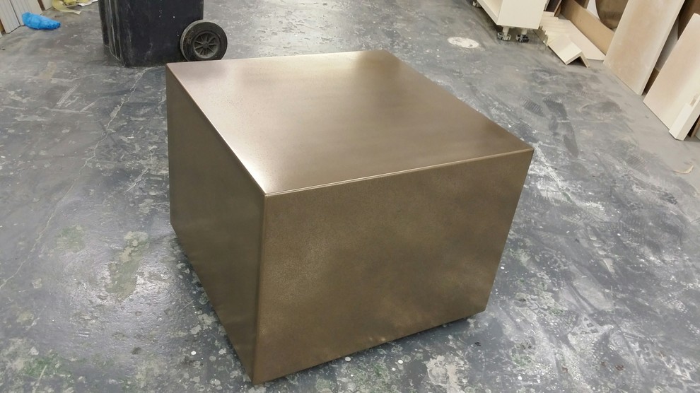 Bronze Side Table Spaces with Art Work Bronze Bronze2