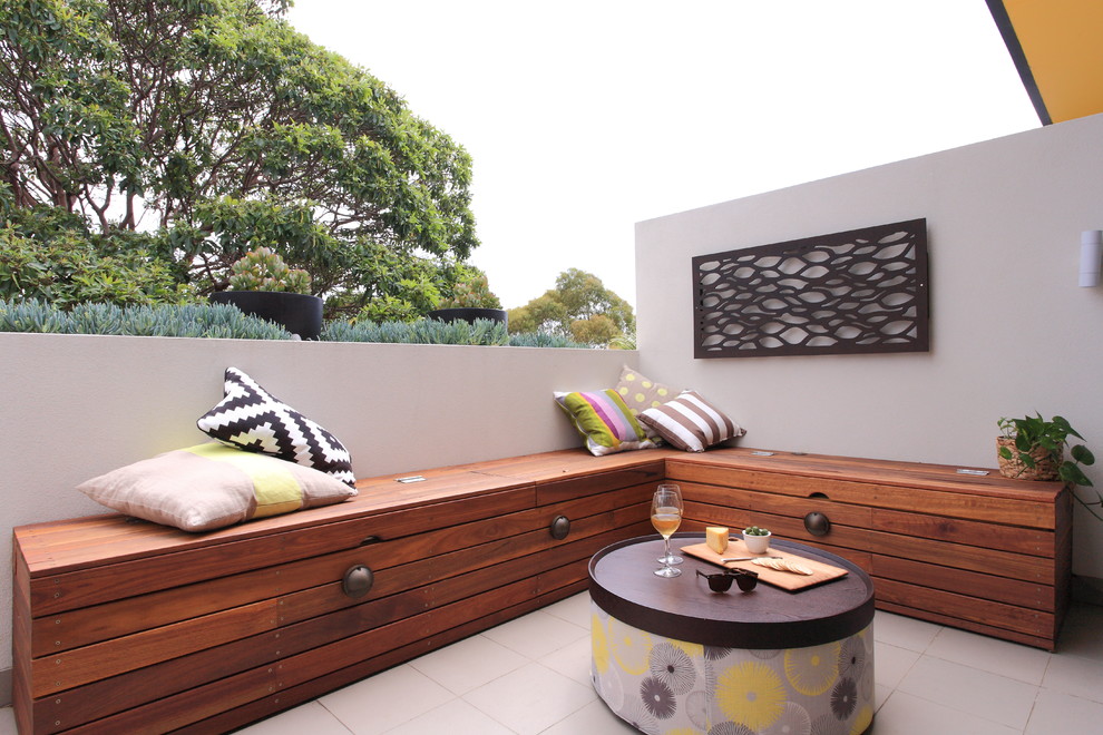 Built in Deck Bench Deck Contemporary with Balcony Balcony Bench Balcony