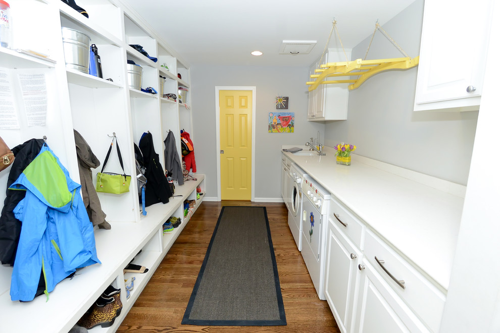 Built in Lockers Laundry Room Traditional with Built in Cubbies Built in Lockers