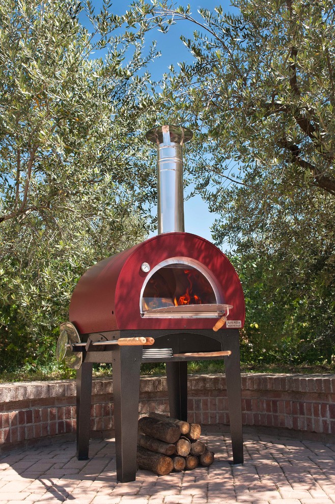 Built in Pizza Oven Spaces Modern with Alfa Pizza Oven Bc