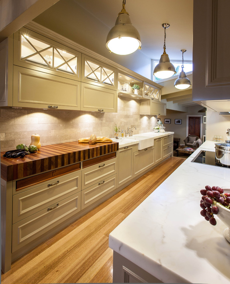 Butcher Block Counter Kitchen Traditional with Blum Hardware Butchers Block