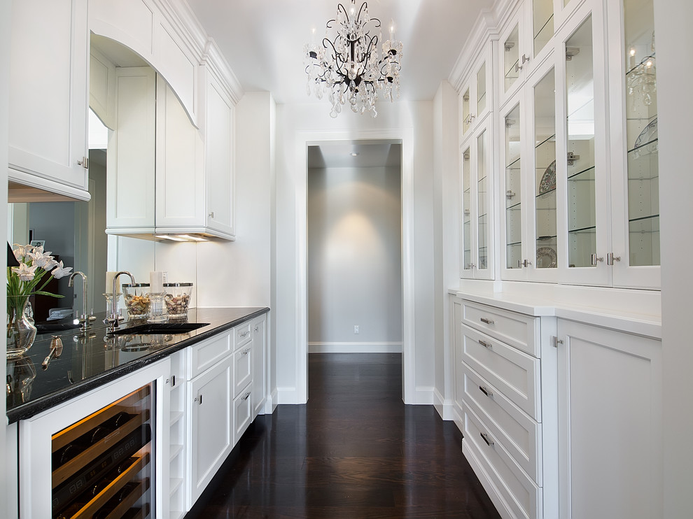 Butler Pantry Cabinets Kitchen Traditional with Butlers Pantry Crystal Chandelier