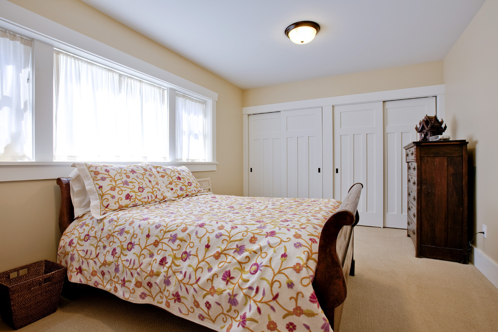 Bypass Closet Doors Bedroom Craftsman with None 