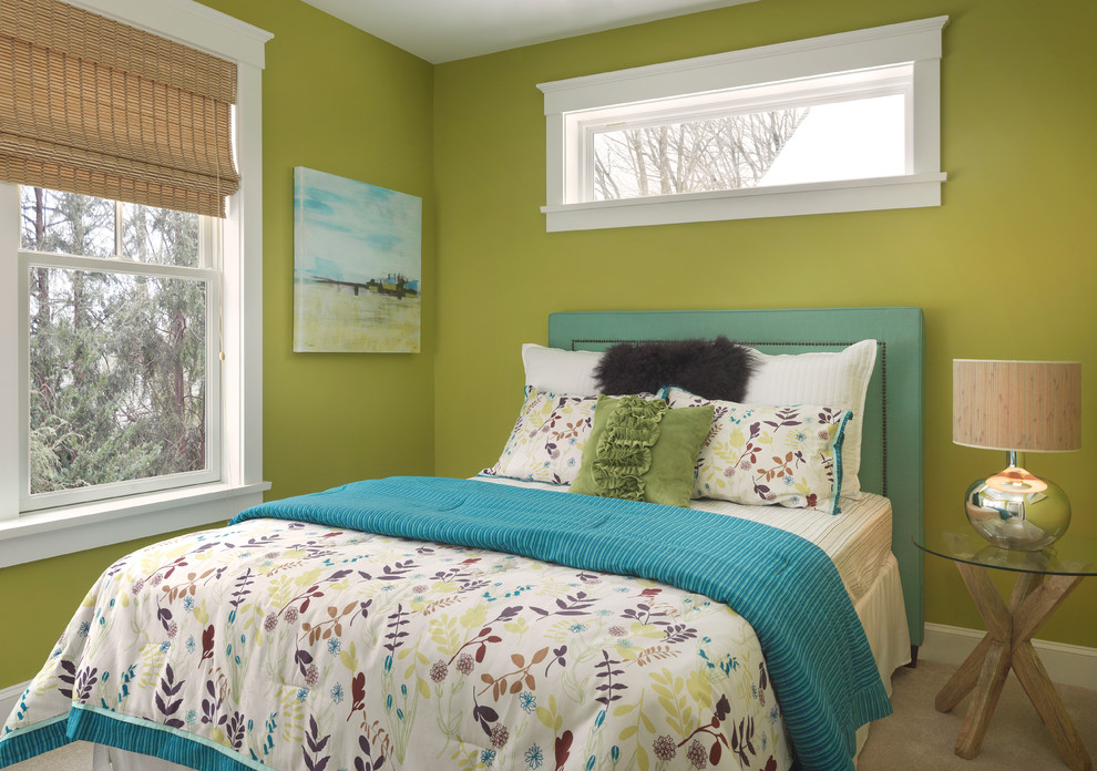 Cabin Bedroom Ideas Bedroom Contemporary with None 