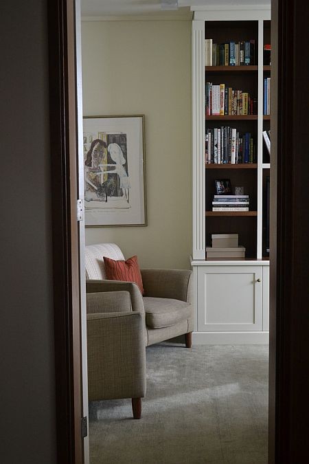 Cabinet Door Types Spaces Modern with Custom Cabinetry Living Room