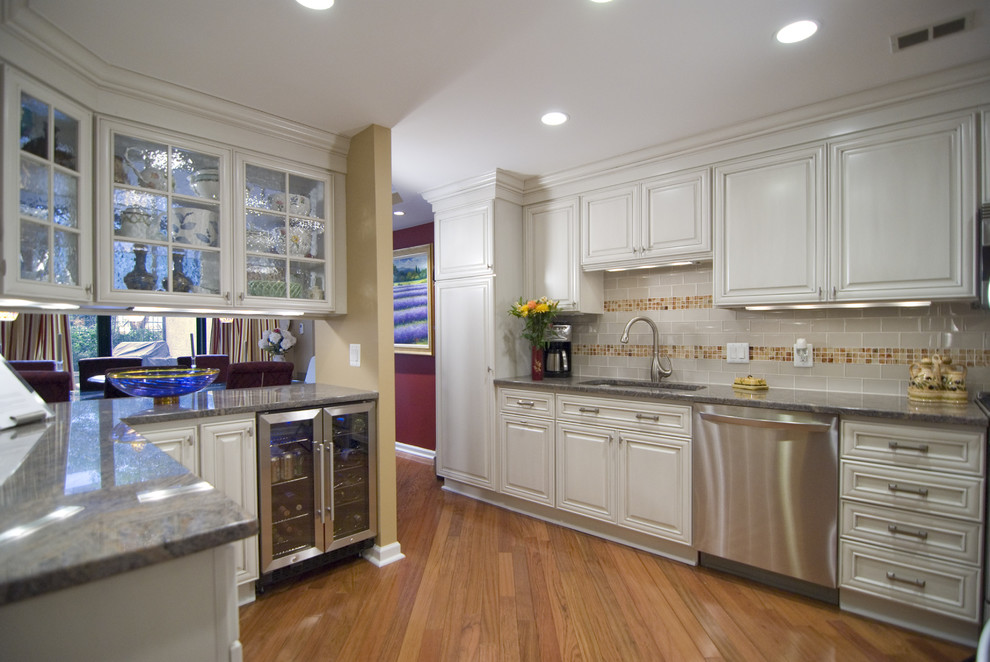 Cabinet for Mini Fridge Kitchen Contemporary with Baseboards Ceiling Lighting Crown