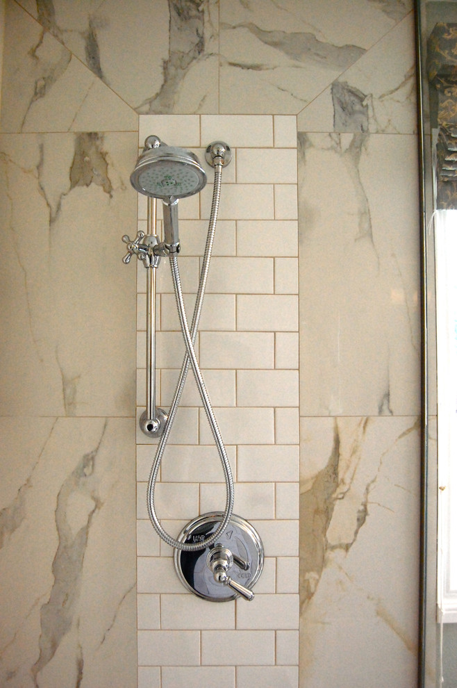 Calacatta Gold Marble Bathroom Traditional with Calcatta Gold Marble Colored