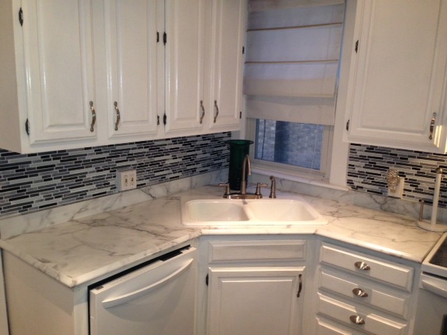 Calacatta Marble Countertops Kitchen Traditional with Formica Formica Calacatta Countertop