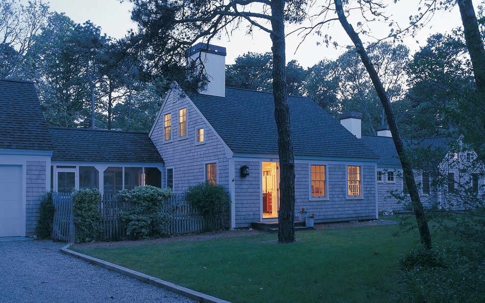 Cape Cod Kitchen Design Exterior Traditional with Cape Cod Chimney Covered