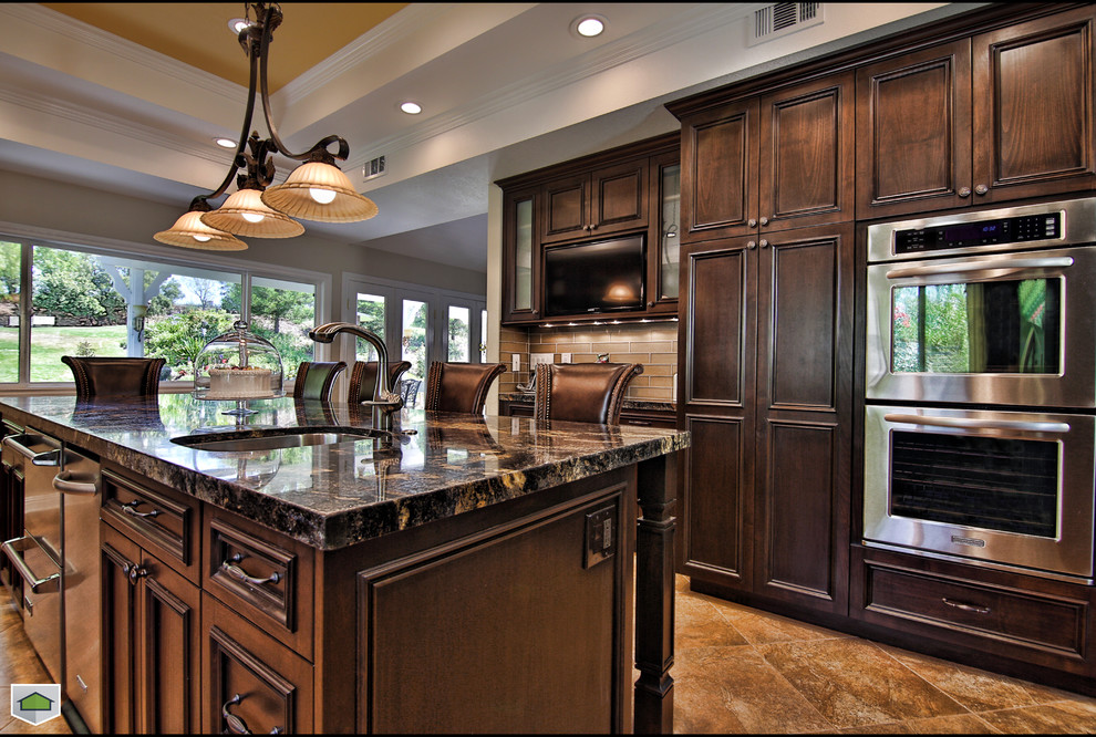 Cape Cod Kitchen Design Kitchen Traditional with Dark Cabinets Granite Granite