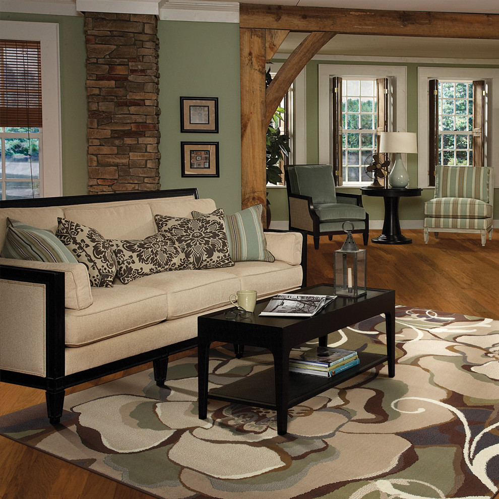 Caramel Leather Sofa Living Room Contemporary with None 