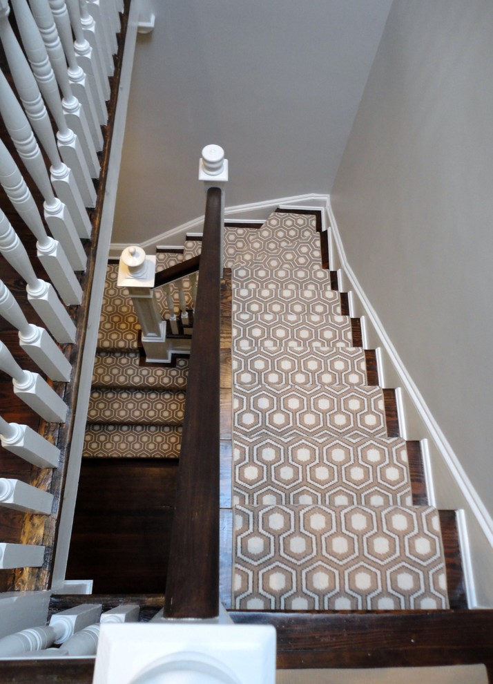 Carpet Runner for Stairs Staircase Transitional with Carpet David Hicks Stairs