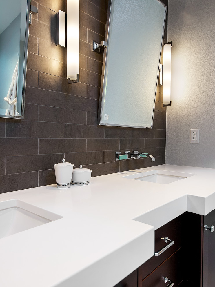 Carrara Tile Bathroom Bathroom Contemporary with Bonnie Brae Bonnie Brae