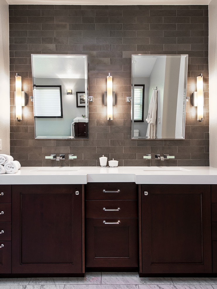Carrara Tile Bathroom Bathroom Contemporary with Bonnie Brae Bonnie Brae1