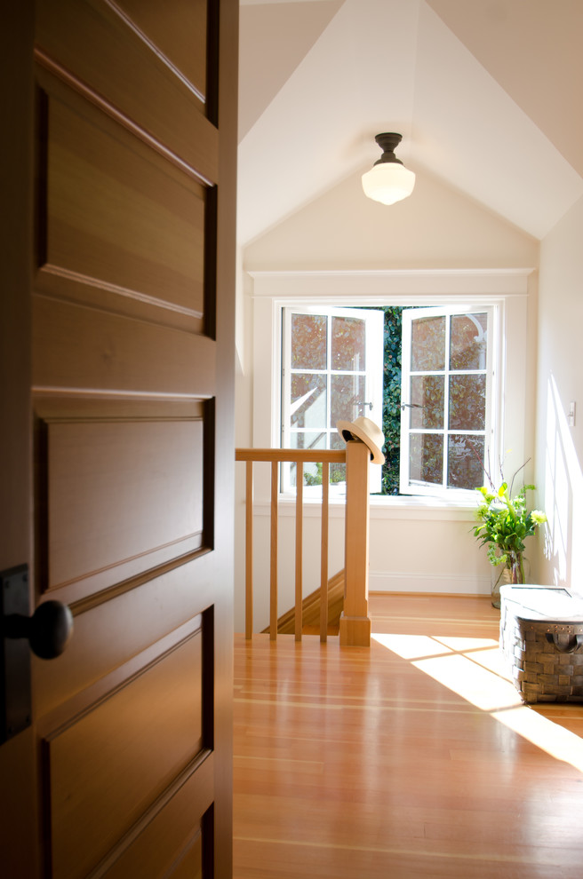 Casement Window Treatments Hall Traditional with French Casement Wood Windows