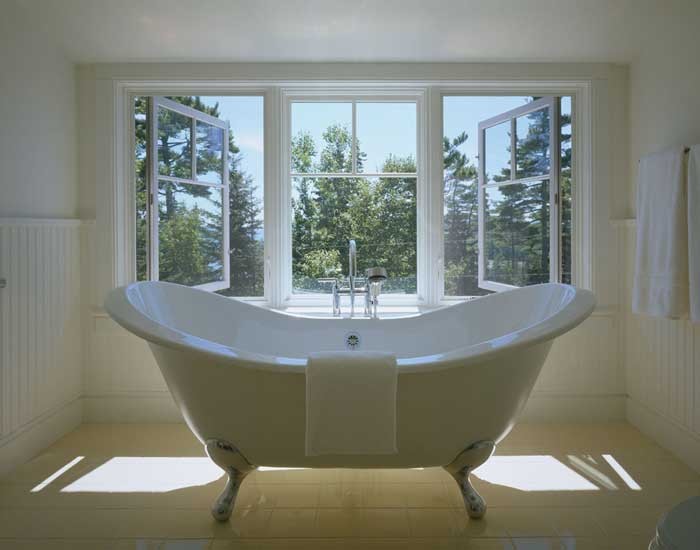Cast Iron Tubs Bathroom Eclectic with None 