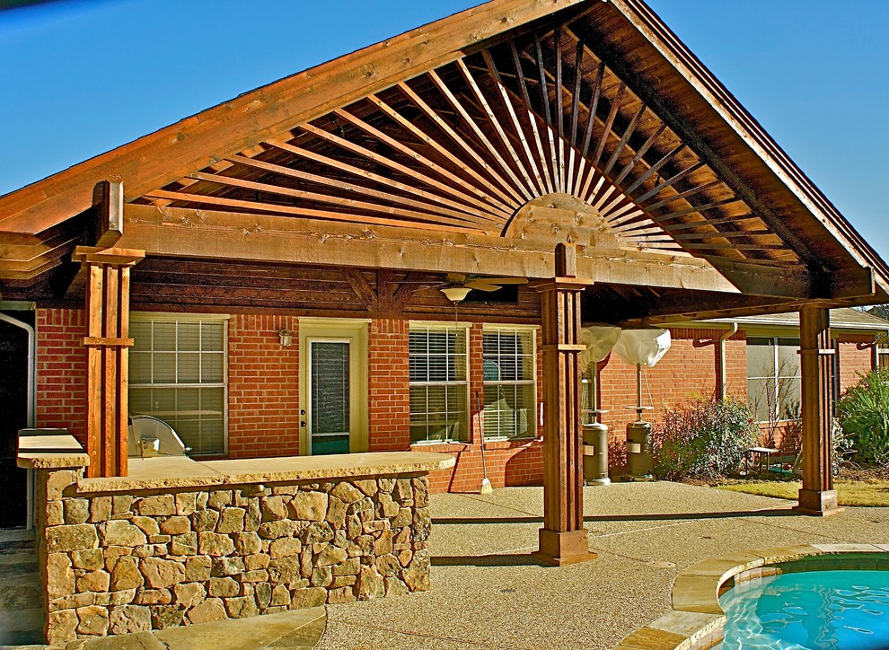 Cedar Patio Covers Patio Traditional with Cedar Frisco Outdoor Kitchen