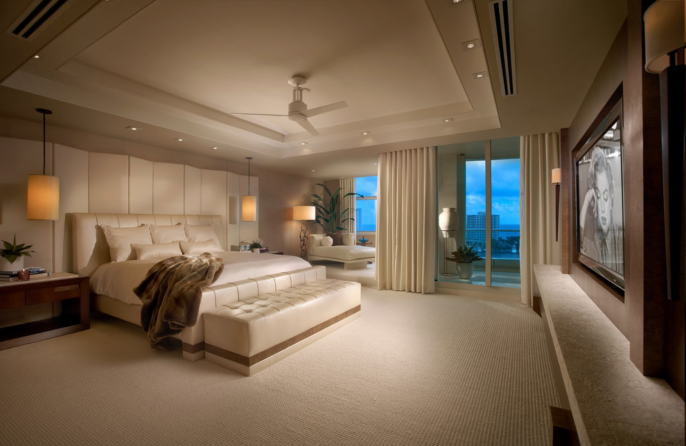 Ceiling Lights for Bedroom Bedroom Contemporary with Bed Bedding Beige Room