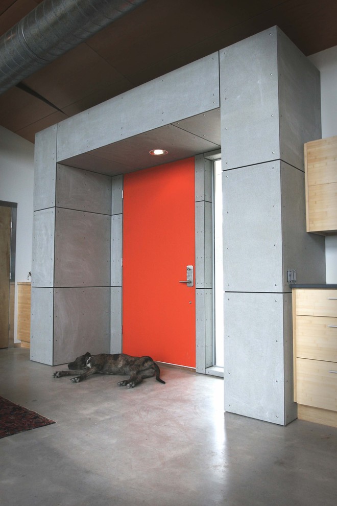 Cement Patio Ideas Entry Industrial with Architects Architecture Austin Baggett