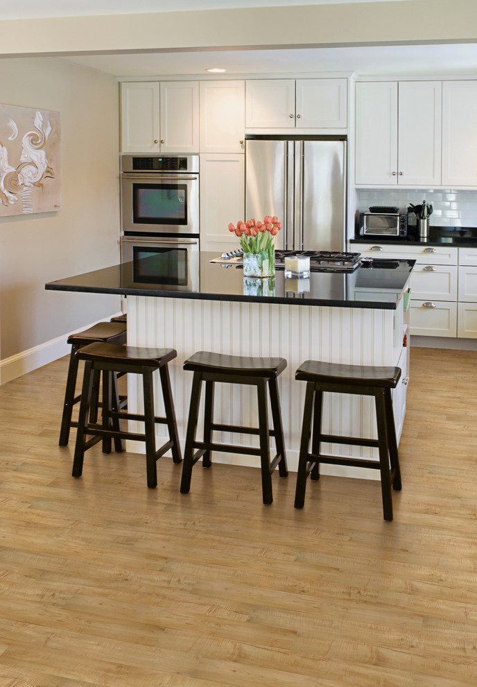 Ceramic Tile Countertops Kitchen Kitchen Traditional with Colorful Kitchen Flooring Kitchen