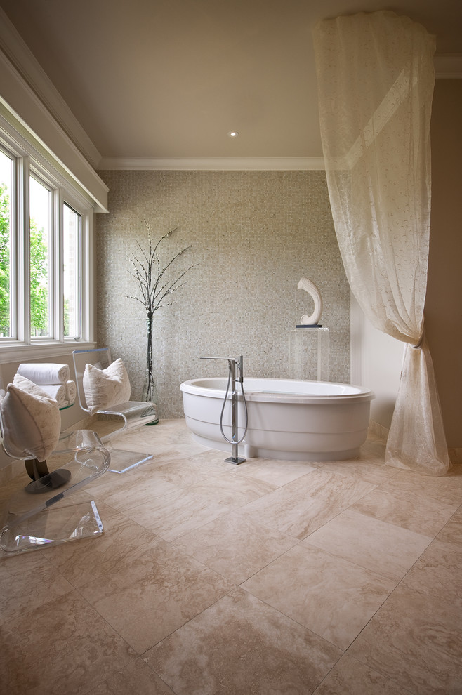Ceramic Tile Patterns Bathroom Contemporary with Accent Wall Clear Furniture