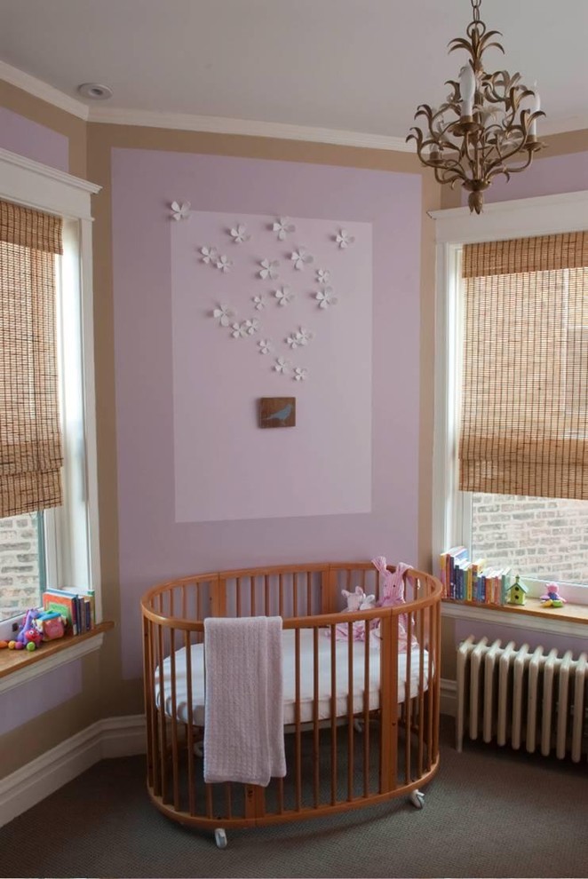 Chandeliers for Girls Rooms Nursery Traditional with Accent Wall Baseboards Chandelier