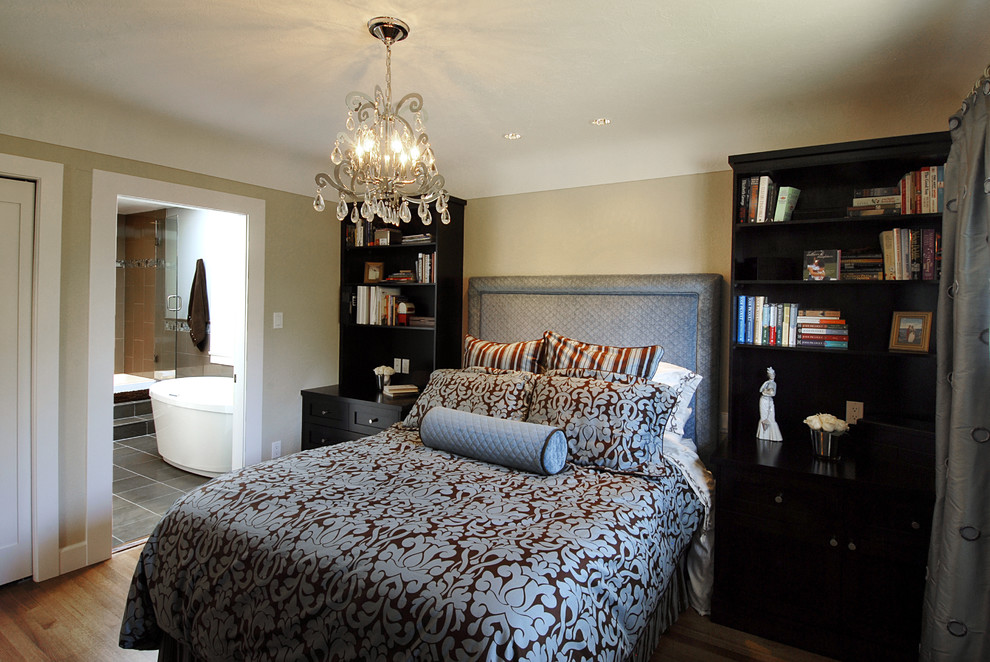 Chandeliers in Bedrooms Bedroom Contemporary with Bed Pillows Blue And