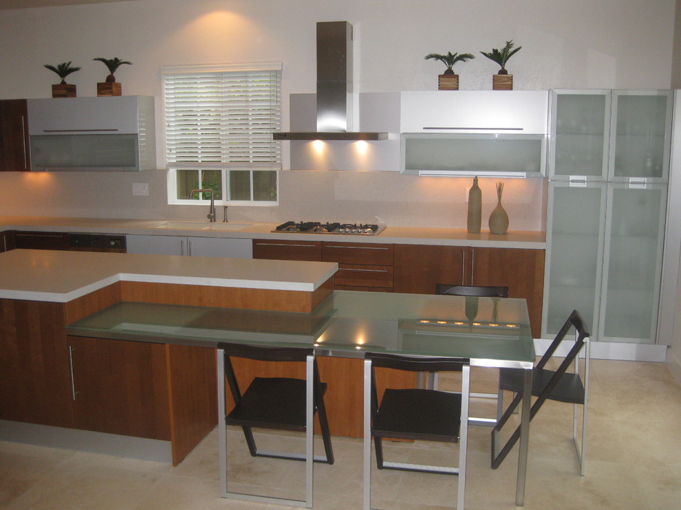 Cherry Wood Kitchen Cabinets Kitchen Modern with Award Winning Contemporary Kitchens Cherry1