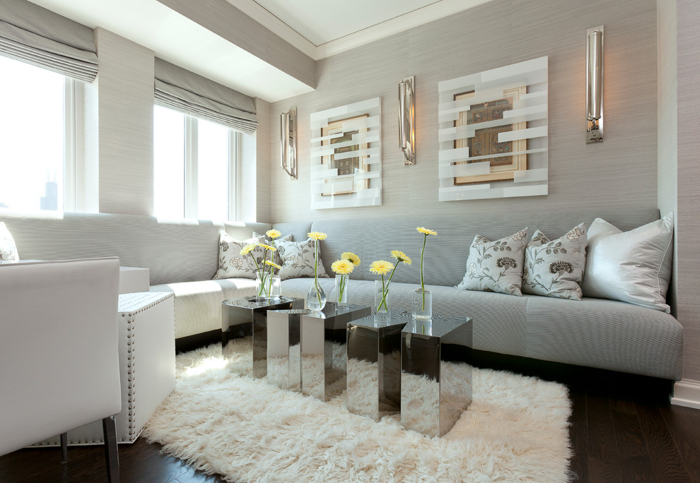 Chicago Interior Design Firms Living Room Contemporary with Anthony Michael Interior Design