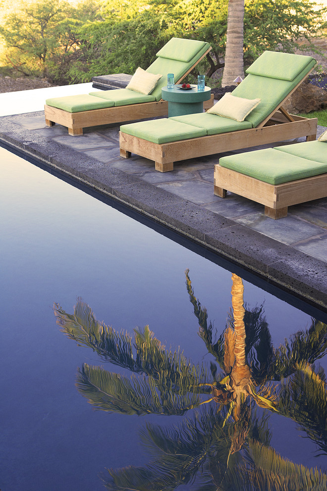 Circular Lounge Chair Pool Tropical with Chaise Longue Chaise Lounge