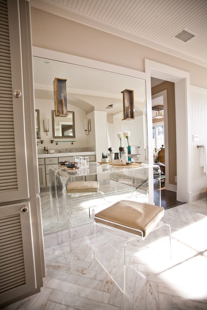 Clear Console Table Bathroom Eclectic with Acrylic Stool Acrylic Vanity