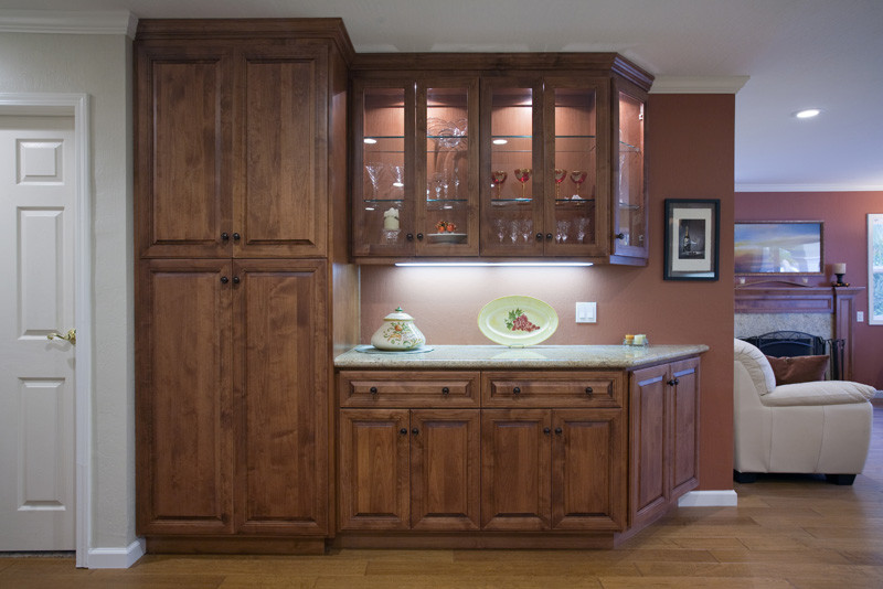 Closed in Porches Dining Room Traditional with None 