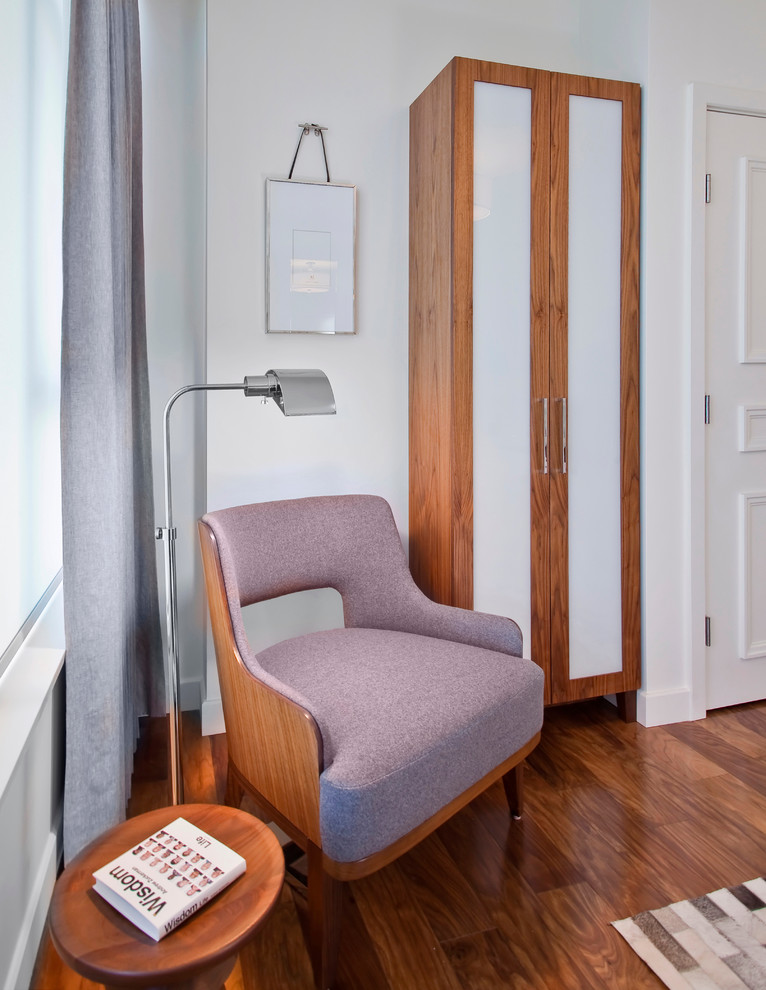 Coat Closet Ideas Bedroom Contemporary with Area Rug Artwork Gray