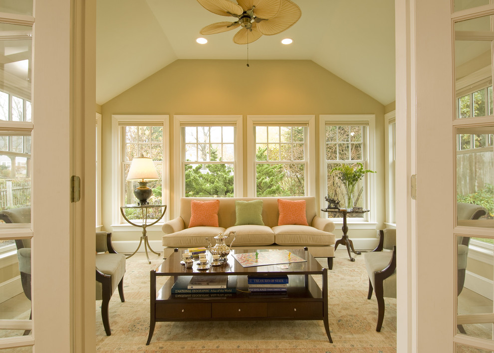 Color Schemes for Living Rooms Living Room Traditional with Bright Room Cathedral Ceiling1