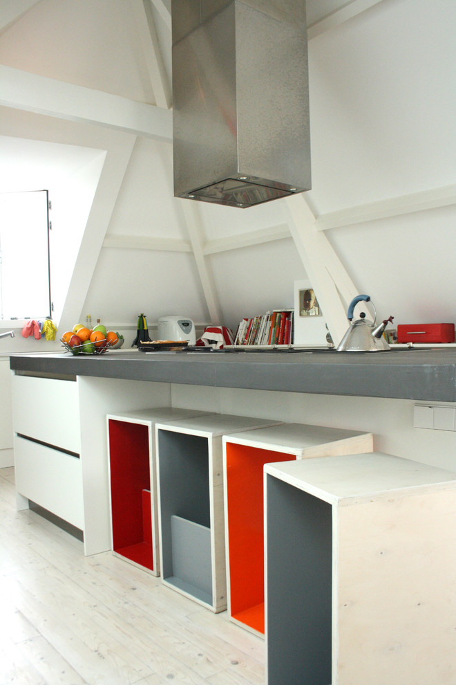Colorful Bar Stools Kitchen Modern with Barn Blonde Wood Colorful