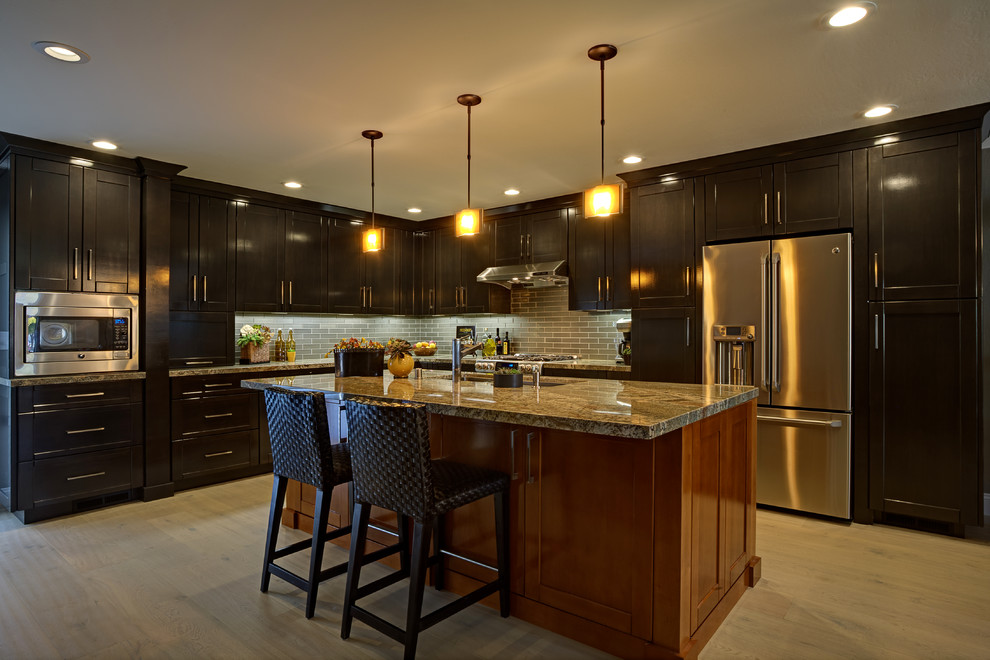 Compact Kitchen Design Kitchen Transitional with Transformation From an Outdated