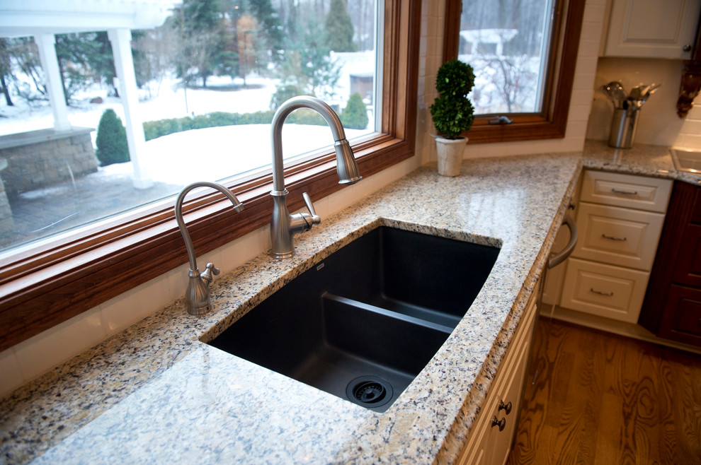 Composite Granite Sinks Kitchen Traditional with Black Composite Granite Sink