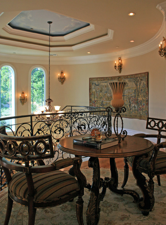 Computer Credenza with Hutch Staircase Traditional with Bay Area Traditional Design