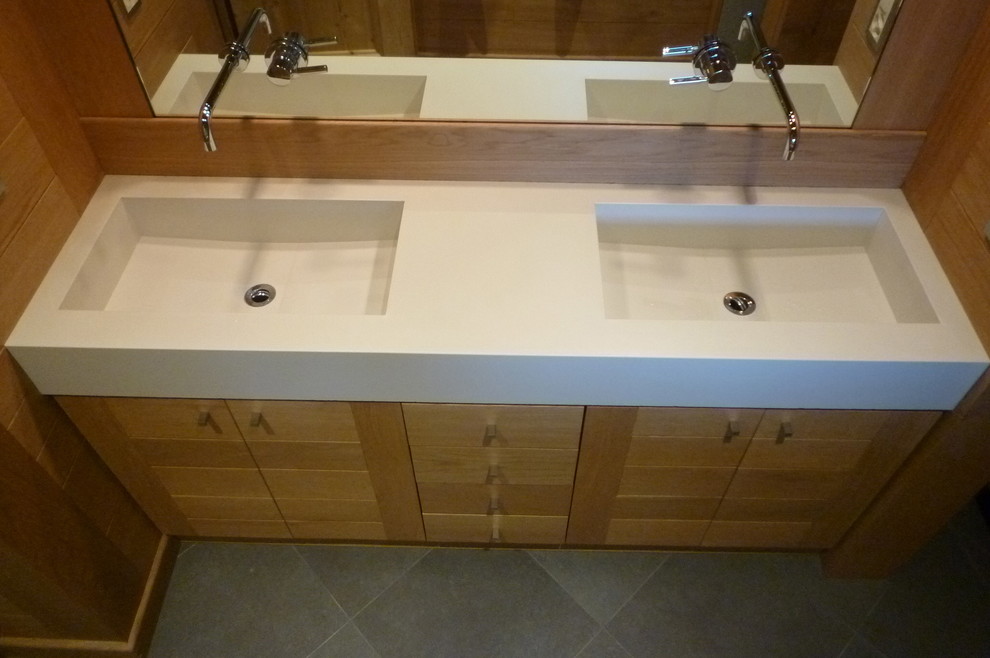 Concrete Bathroom Vanity Bathroom Contemporary with Bathroom Bathroom Made Of1