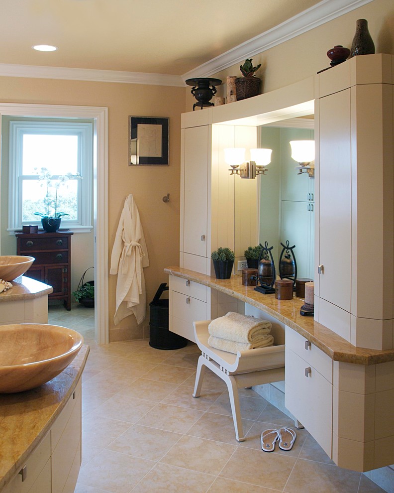 Concrete Driveway Ideas Bathroom Contemporary with None 