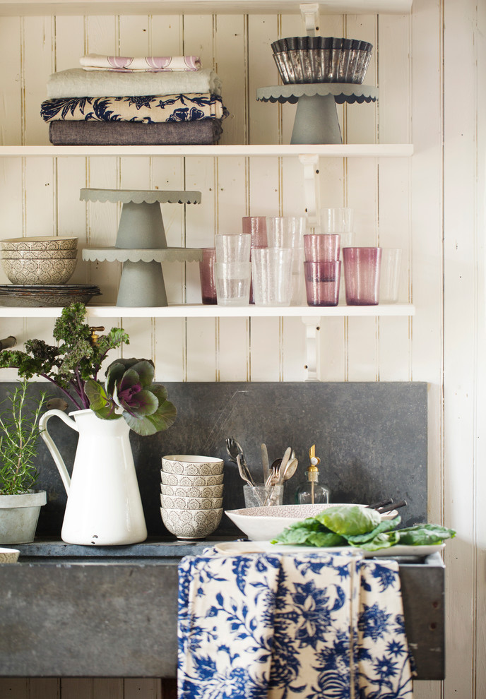 Concrete Kitchen Table Kitchen with None 