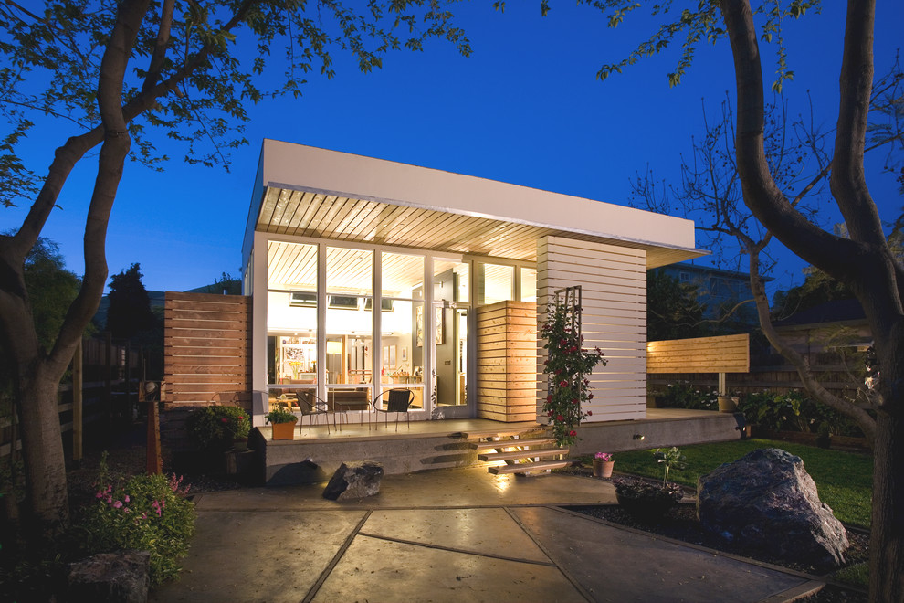 Concrete Patio Designs Exterior Contemporary with Boulders Concrete Patio Concrete