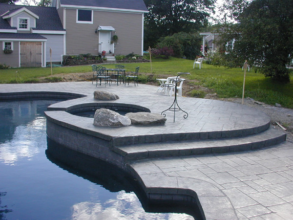 Concrete Patio Ideas Spaces with Beautiful Pools Concrete Spa
