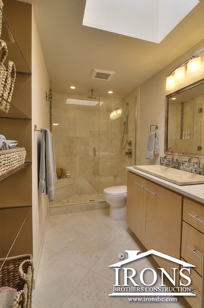 Contemporary Bathroom Lighting Bathroom Contemporary with Bathroom Chroma Countertop Condo